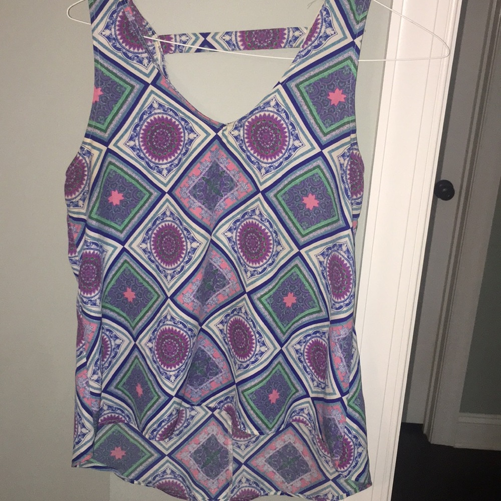 Silk tank top